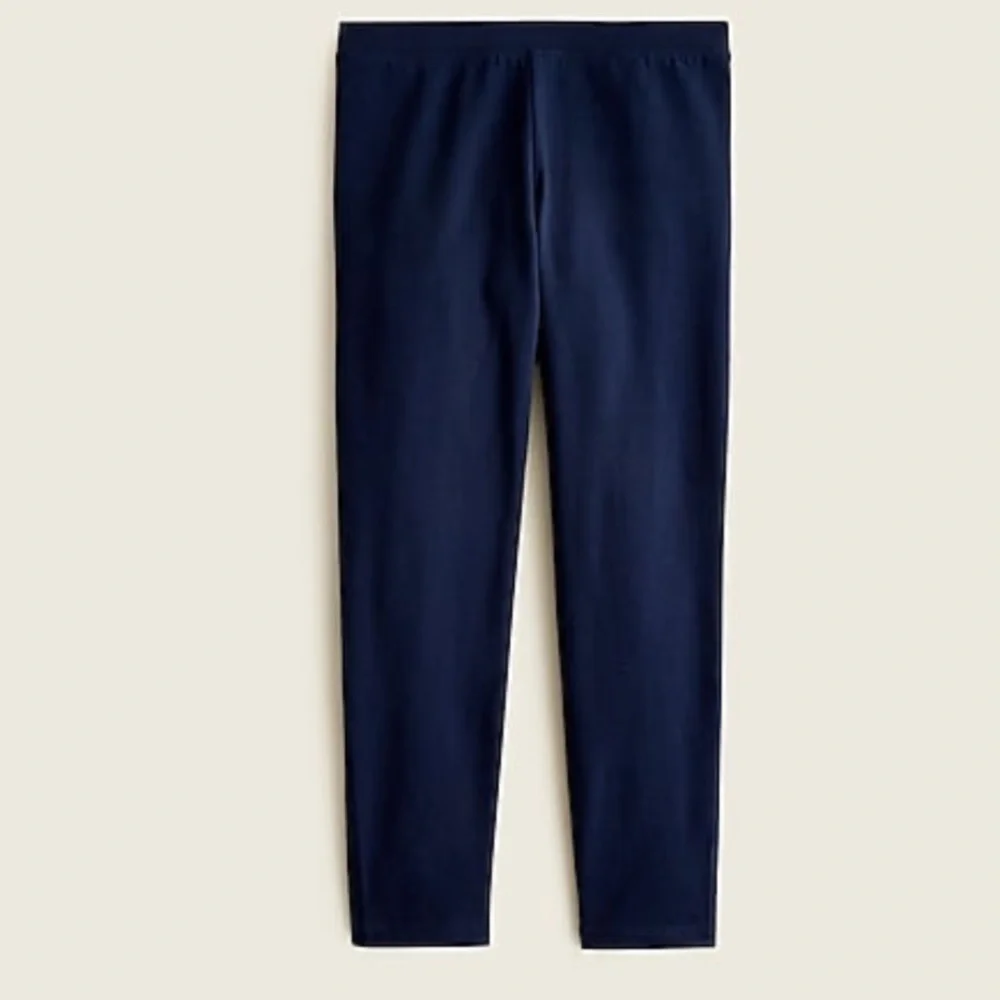 J crew girls cropped everyday leggings navy blue